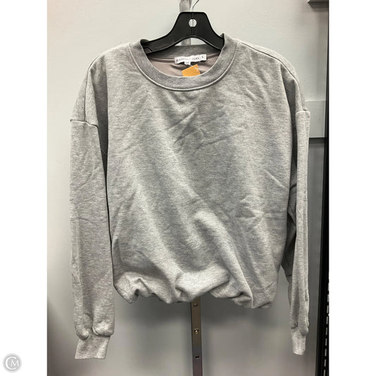 Sweatshirt Crewneck By Sincerely Jules In Grey, Size: S