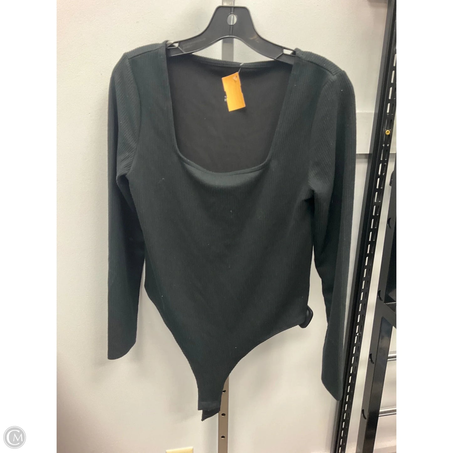 Top Long Sleeve Basic By A New Day In Black, Size: L