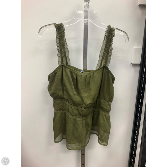 Top Sleeveless By Old Navy In Green, Size: L