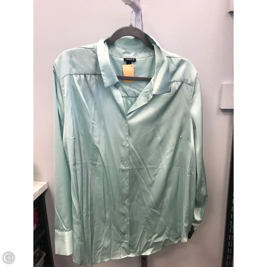 Top Long Sleeve By Torrid In Green, Size: 2x