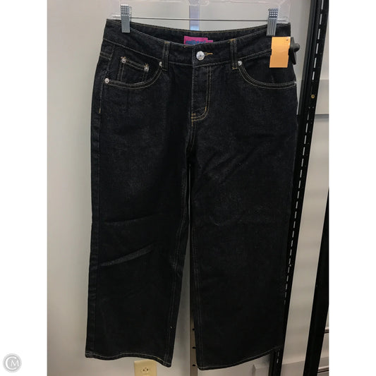 Jeans Wide Leg By Edikted In Blue Denim, Size: S