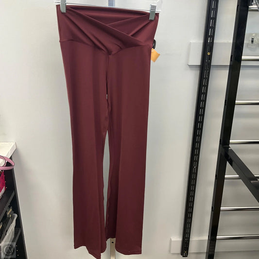 Athletic Pants By Offline By Aerie In Maroon, Size: L