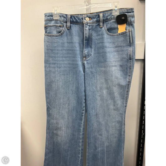 Jeans Flared By Talbots In Blue Denim, Size: 10