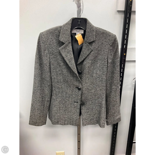 Blazer By Le Suit In Black & Cream, Size: 6p