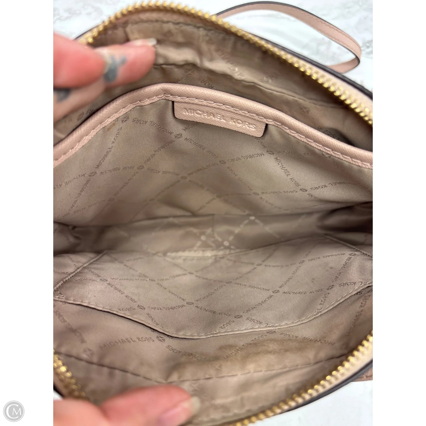 Crossbody Designer By Michael Kors, Size: Large