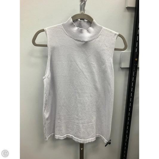 Top Sleeveless By Ann Taylor In Purple, Size: L
