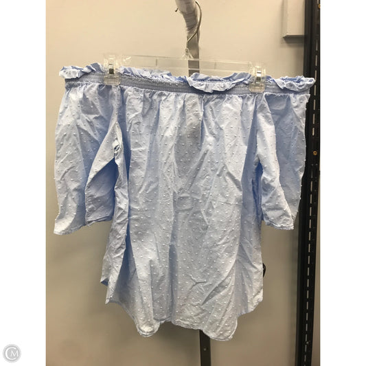 Top Short Sleeve By H&m In Blue, Size: 6