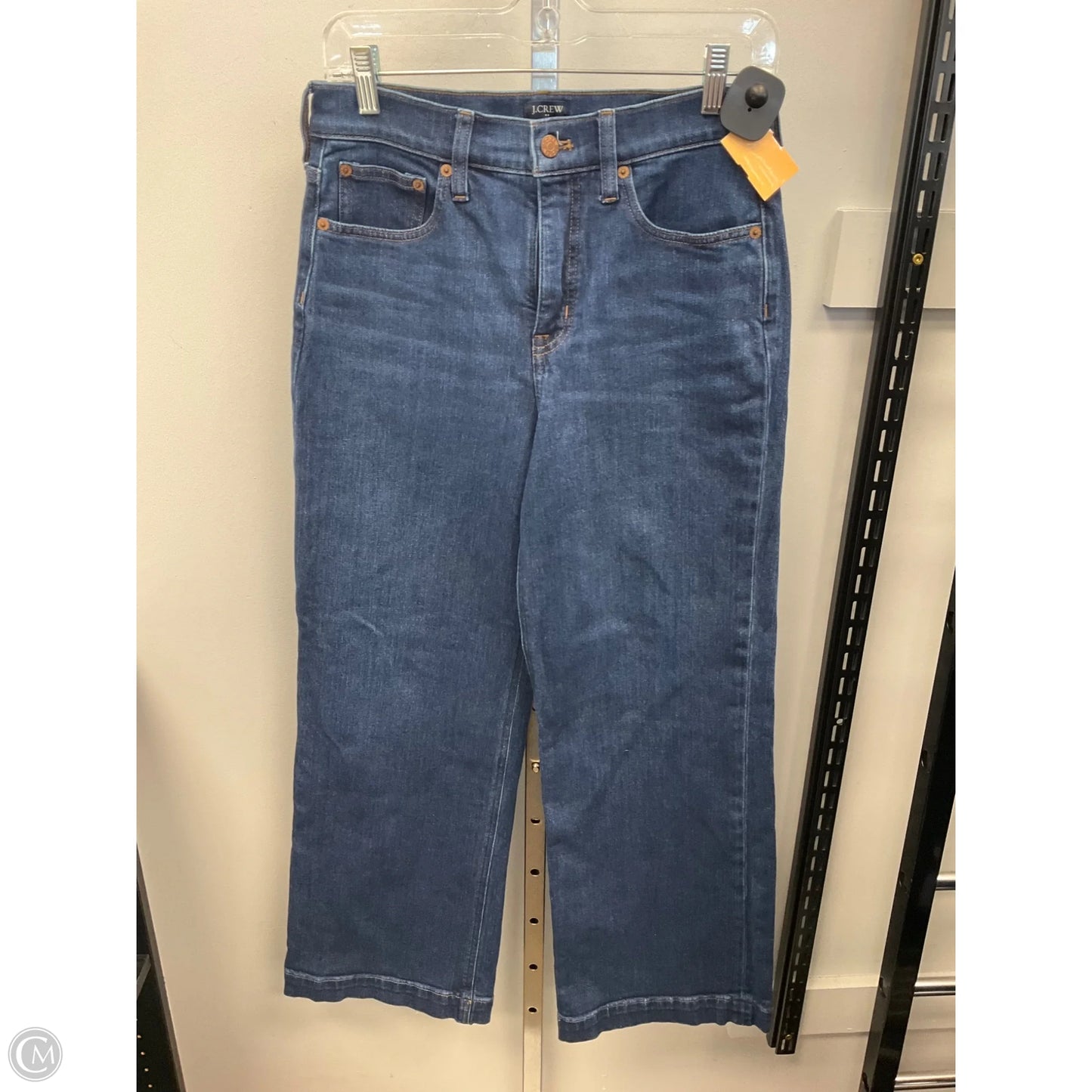 Jeans Wide Leg By J. Crew In Blue Denim, Size: 2
