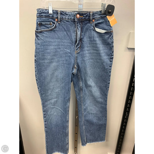 Jeans Straight By Loft In Blue Denim, Size: 4