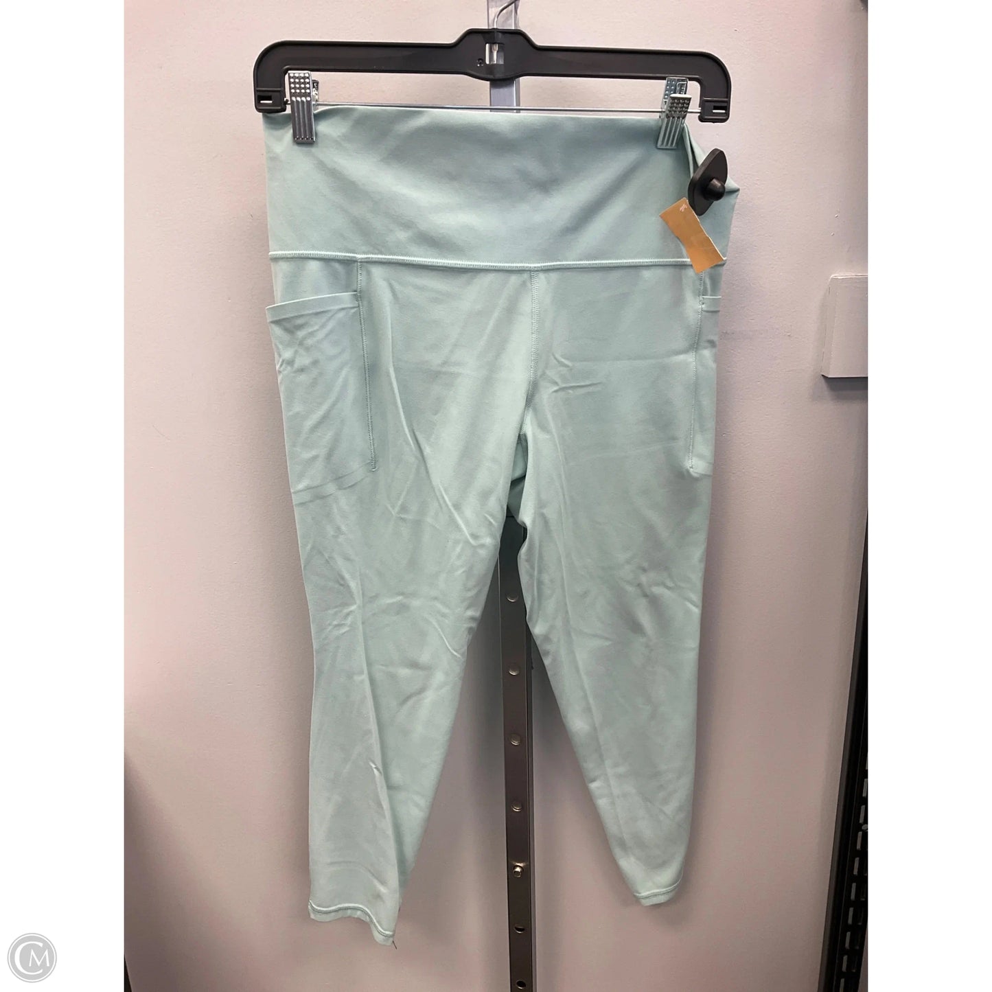 Athletic Leggings Capris By Athletic Works In Teal, Size: L