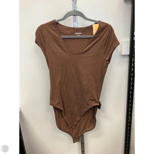 Top Short Sleeve Basic By Old Navy In Brown, Size: M