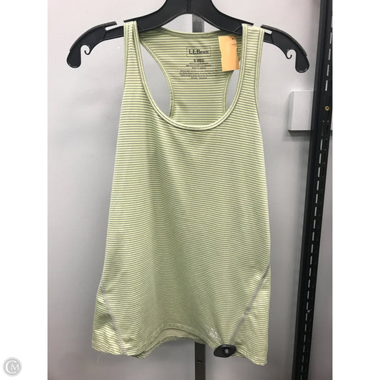 Athletic Tank Top By L.l. Bean In Striped Pattern, Size: S