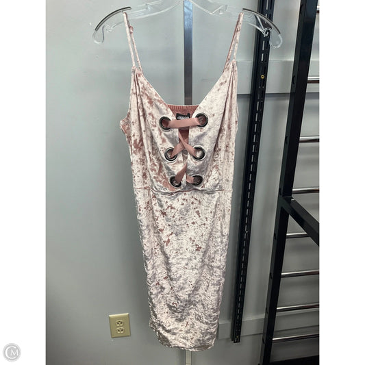 Dress Casual Short By Clothes Mentor In Pink, Size: L