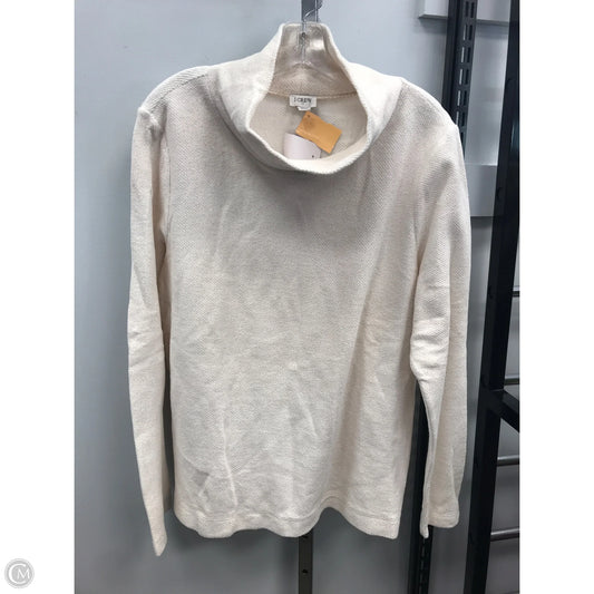 Top Long Sleeve By J. Crew In Cream, Size: Xl