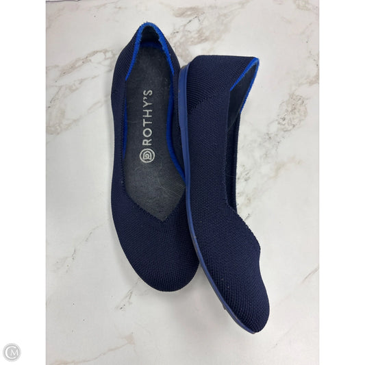 Shoes Flats By Rothys In Navy, Size: 8.5