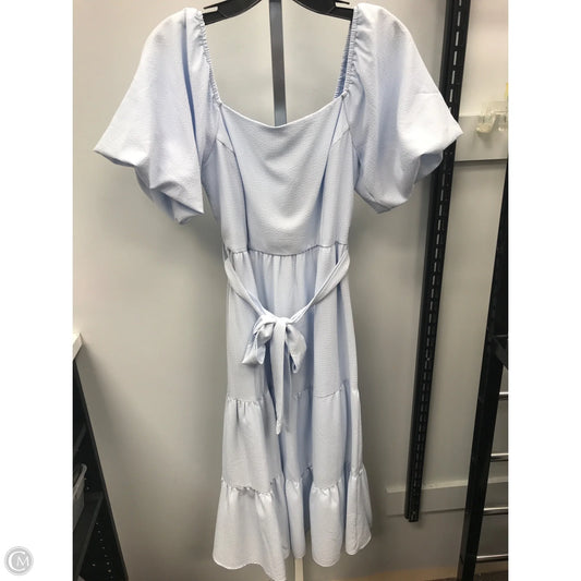Dress Casual Midi By She + Sky In Blue, Size: M