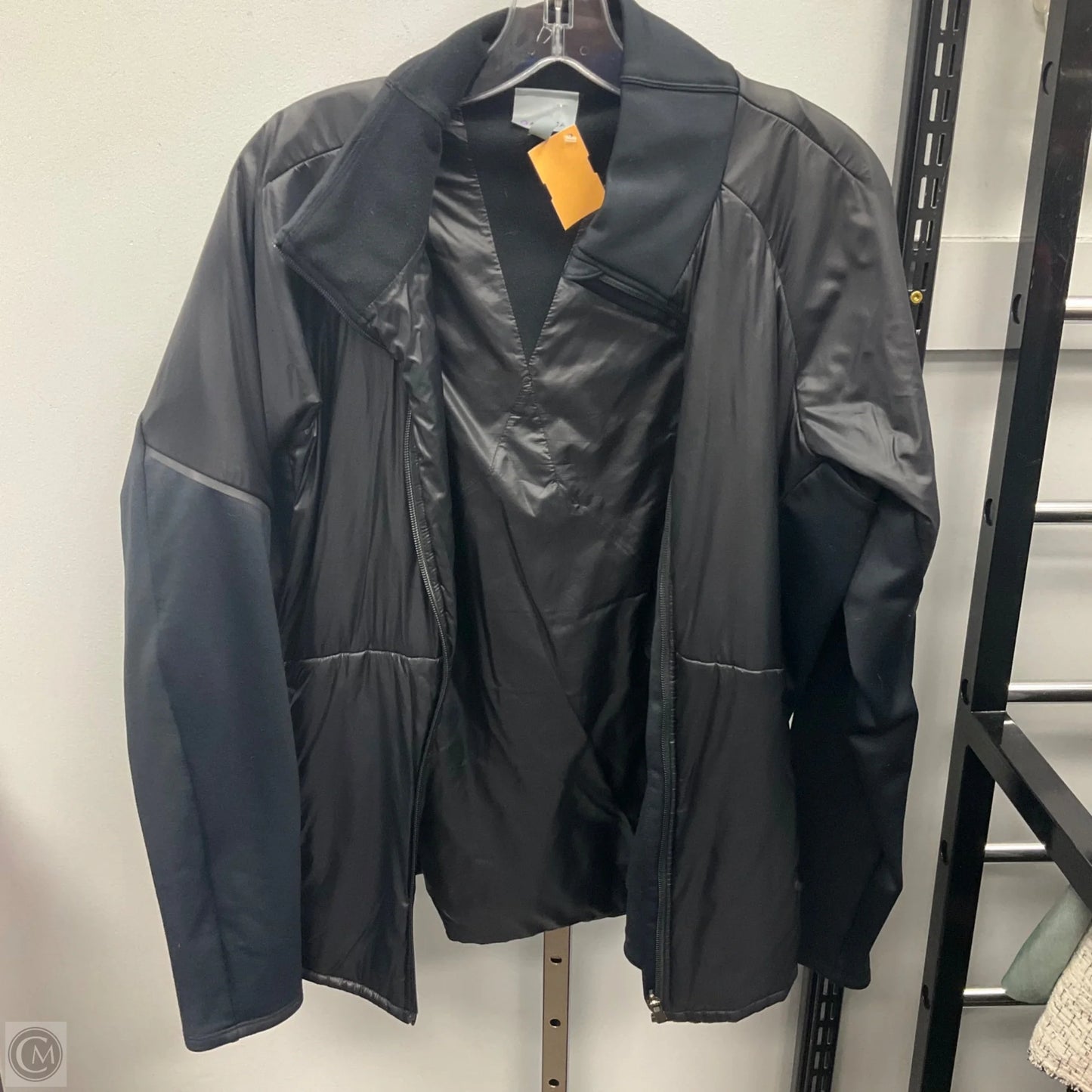 Athletic Jacket By Athleta In Black, Size: L