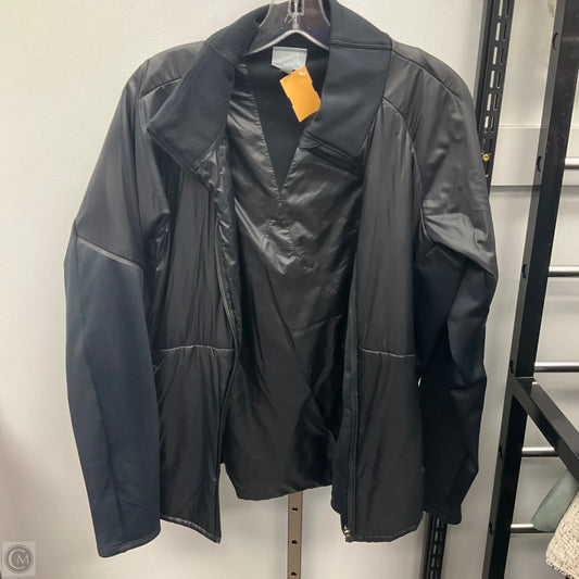 Athletic Jacket By Athleta In Black, Size: L