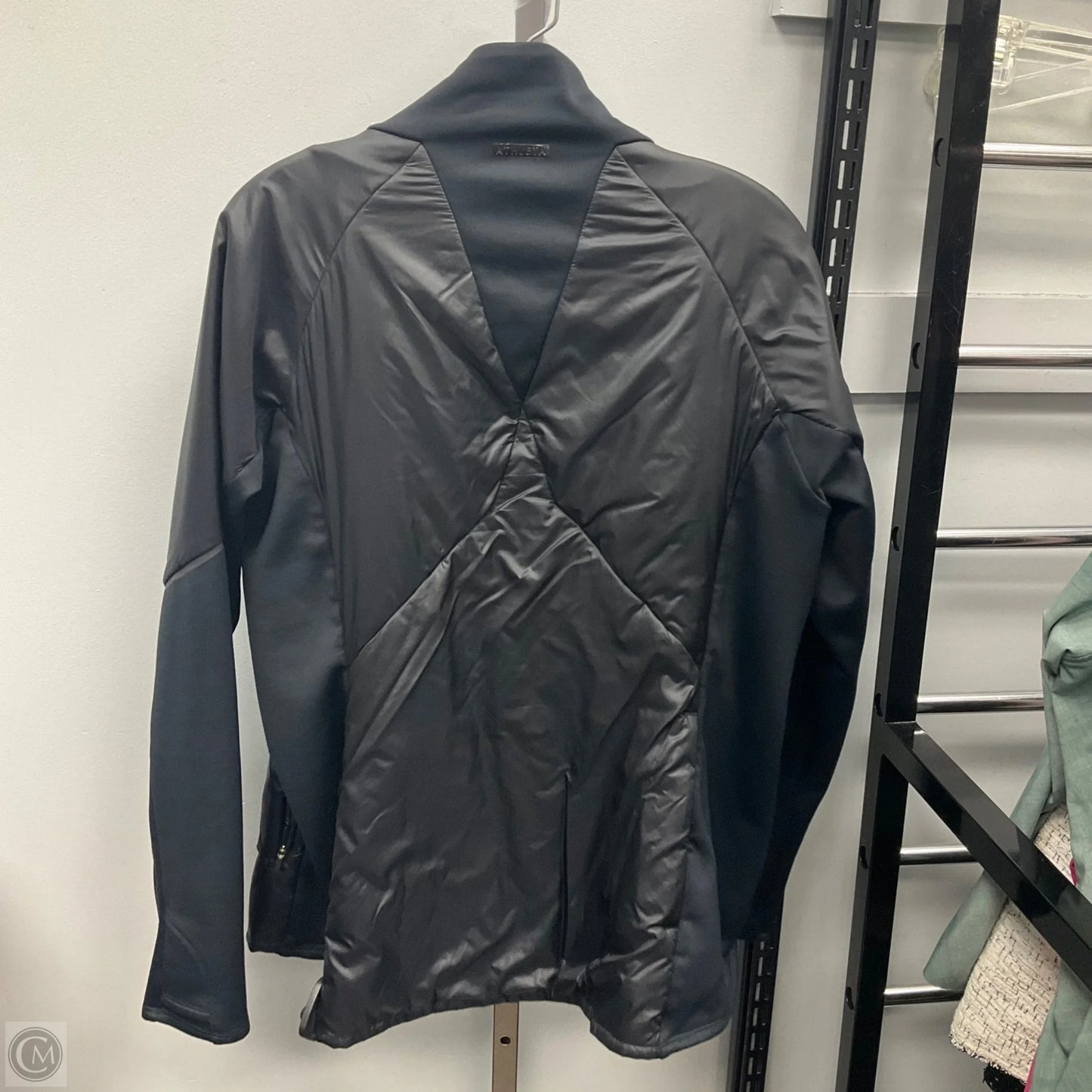 Athletic Jacket By Athleta In Black, Size: L