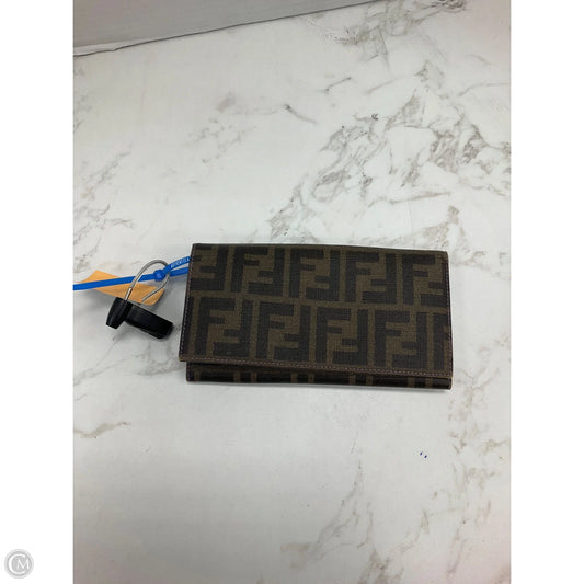 Wallet Luxury Designer By Fendi, Size: Large