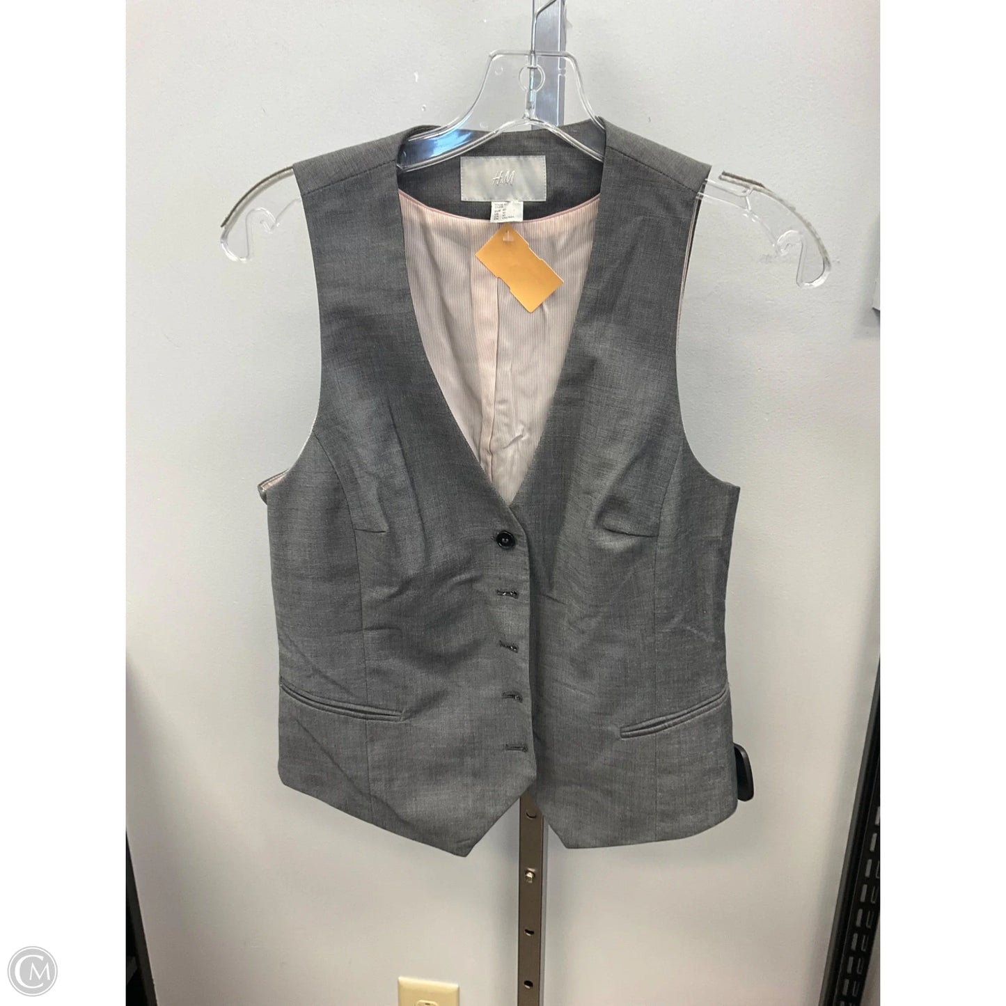 Vest Other By H&m In Grey, Size: 10