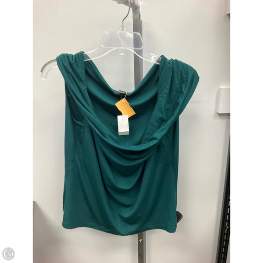 Top Sleeveless By Ann Taylor In Green, Size: Xl