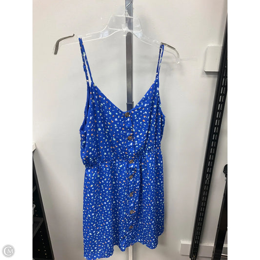 Dress Casual Short By Sienna Sky In Blue, Size: L