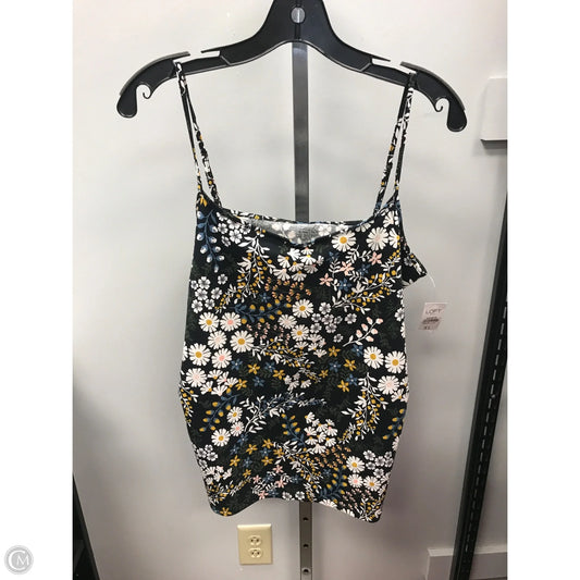 Tank Top By Loft In Floral Print, Size: Xl