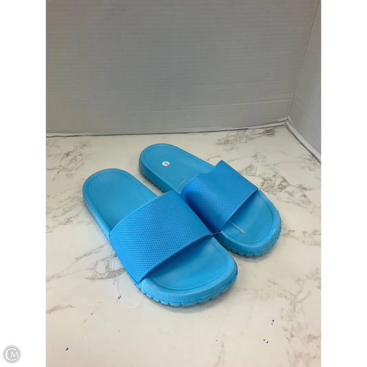 Sandals Sport By Clothes Mentor In Blue, Size: 9