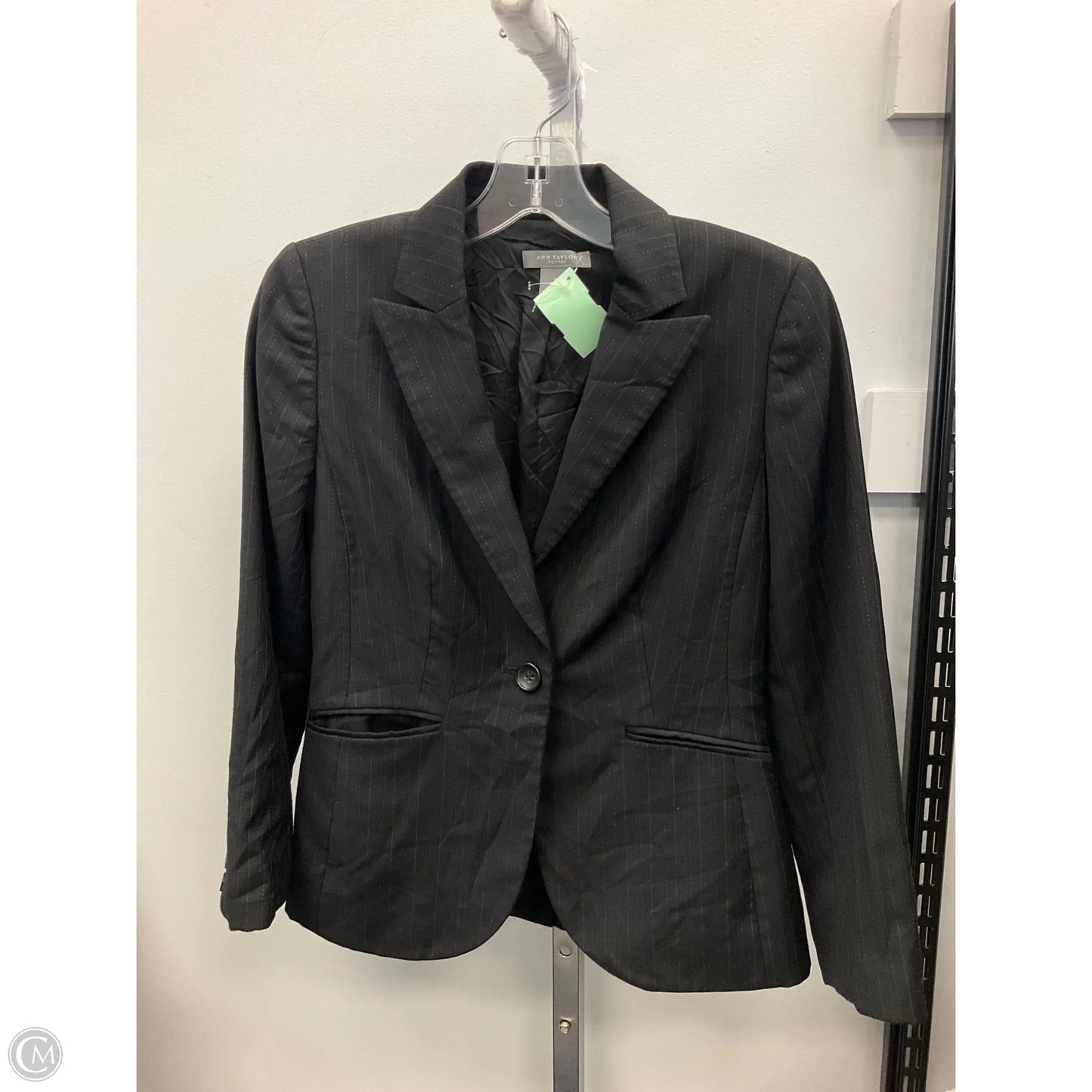 Blazer By Ann Taylor In Black, Size: 0p
