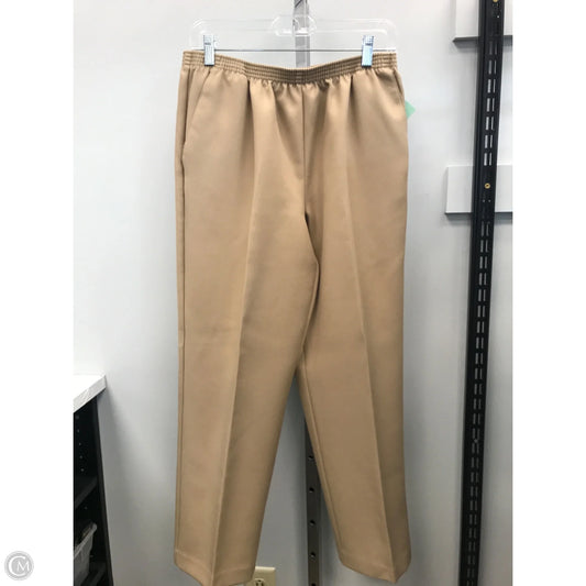 Pants Dress By Alfred Dunner In Tan, Size: 10