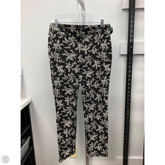 Pants Cropped By Talbots In Black & Cream, Size: 4