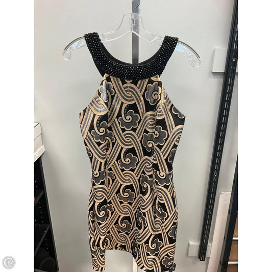 Dress Designer By Lilly Pulitzer In Black & Gold, Size: 6