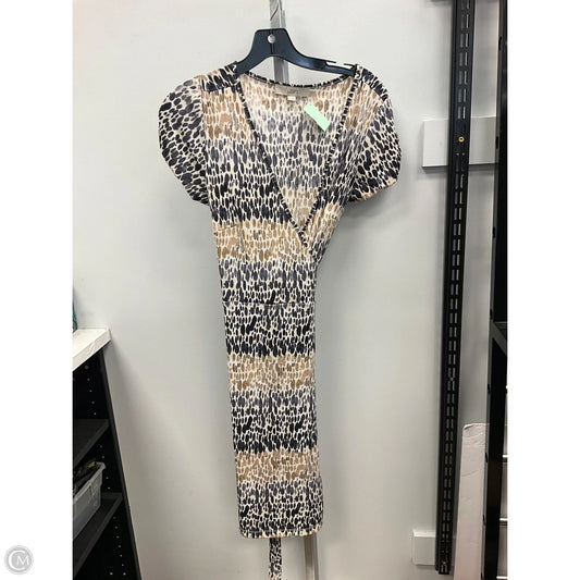 Dress Casual Short By Loft In Blue & Cream, Size: M