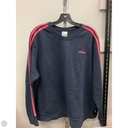 Athletic Pants 2pc By Adidas In Navy, Size: 4