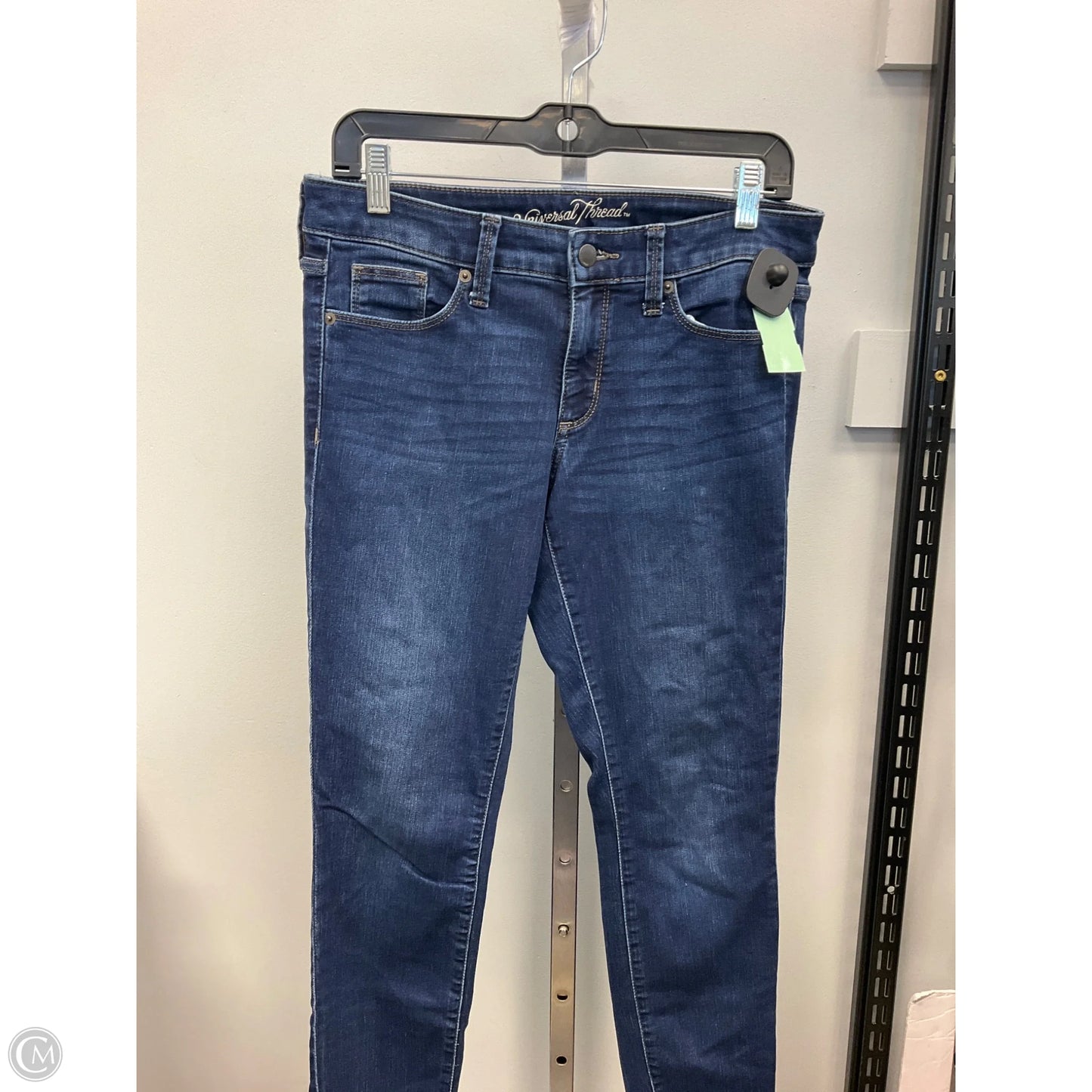 Jeans Skinny By Universal Thread In Blue Denim, Size: 4
