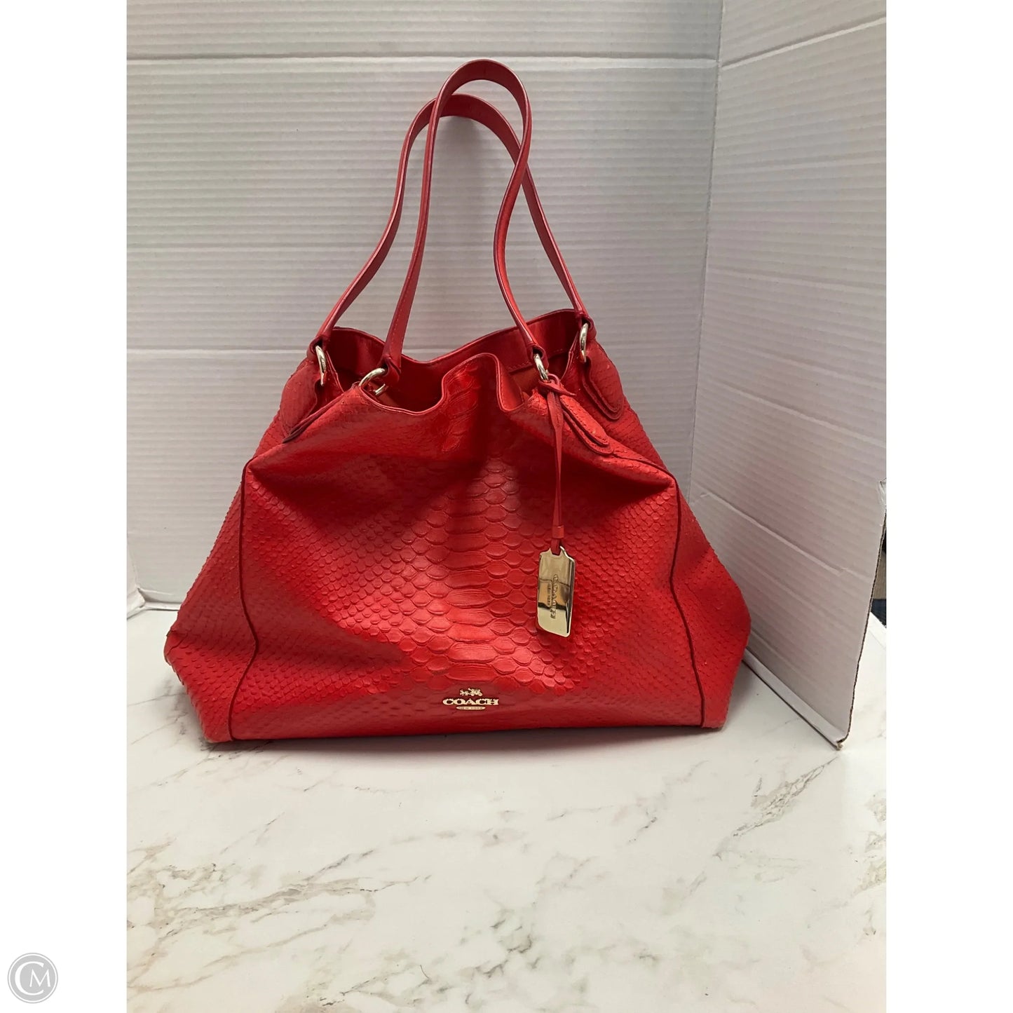 Handbag Designer By Coach, Size: Large