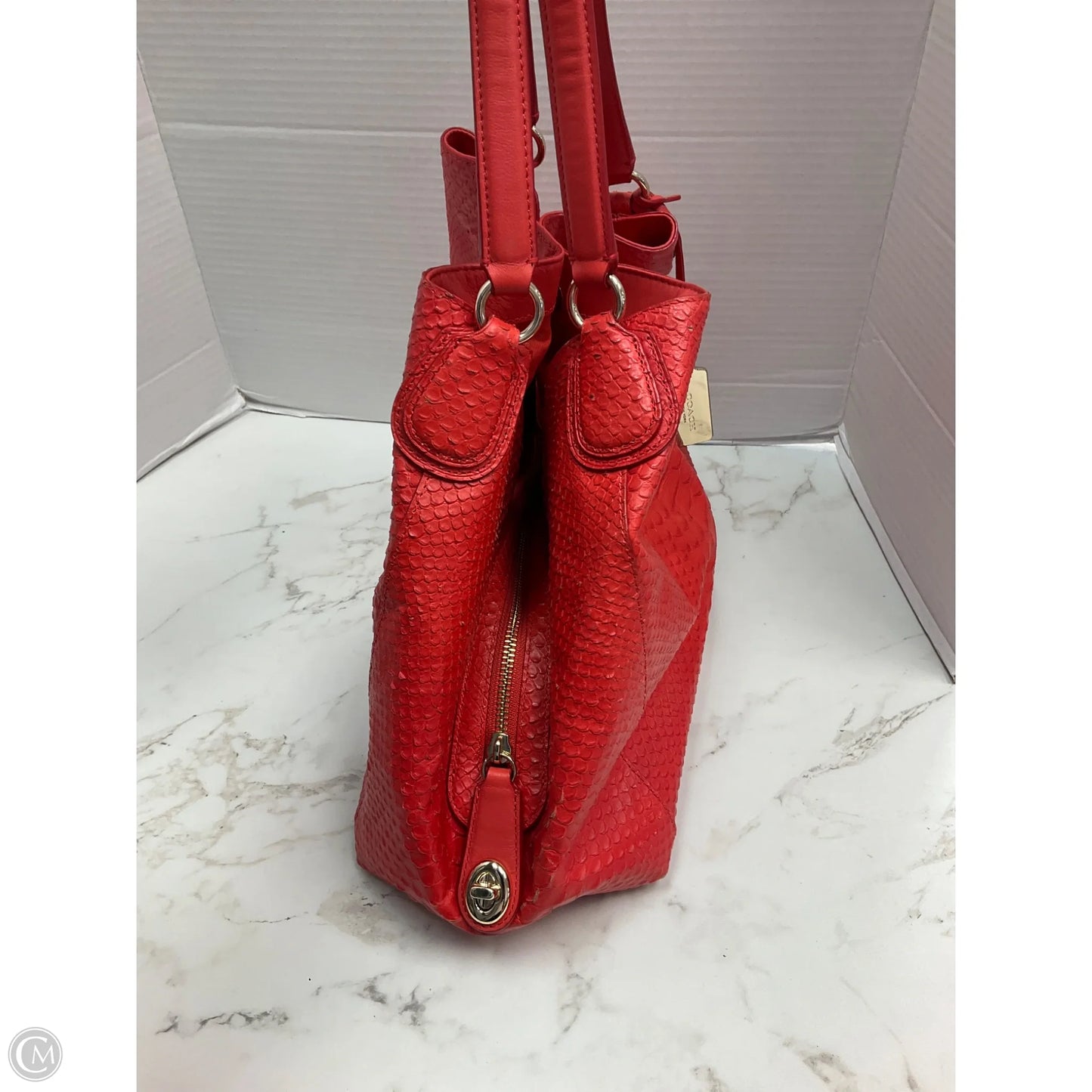 Handbag Designer By Coach, Size: Large