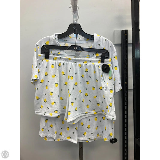 Pajamas 2pc By Clothes Mentor In Blue & Yellow, Size: L