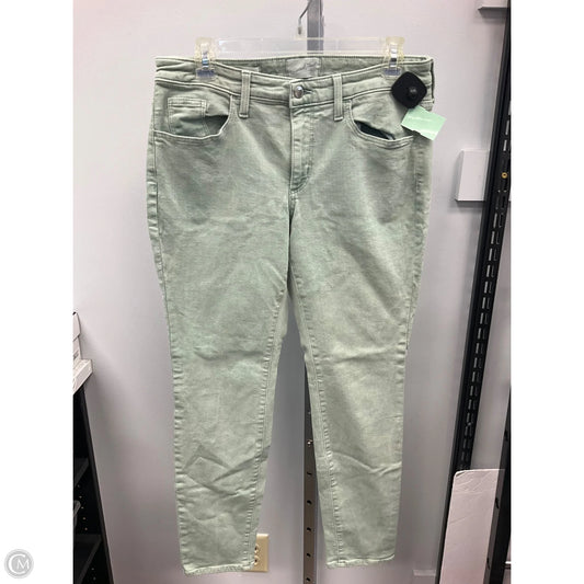 Jeans Skinny By Universal Thread In Green Denim, Size: 8