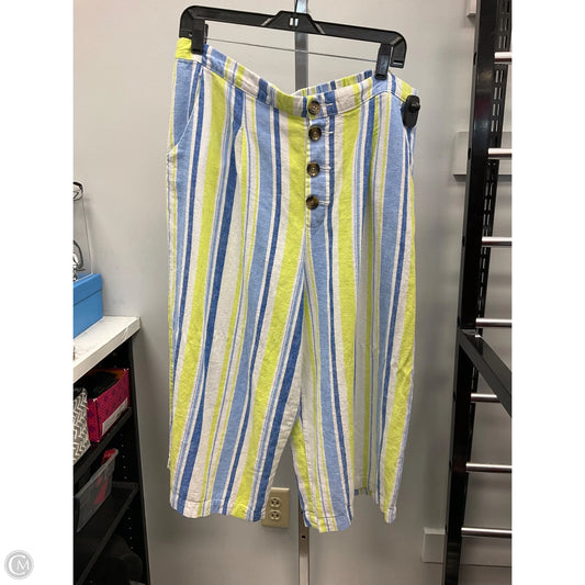 Capris By Ana In Striped Pattern, Size: Xl