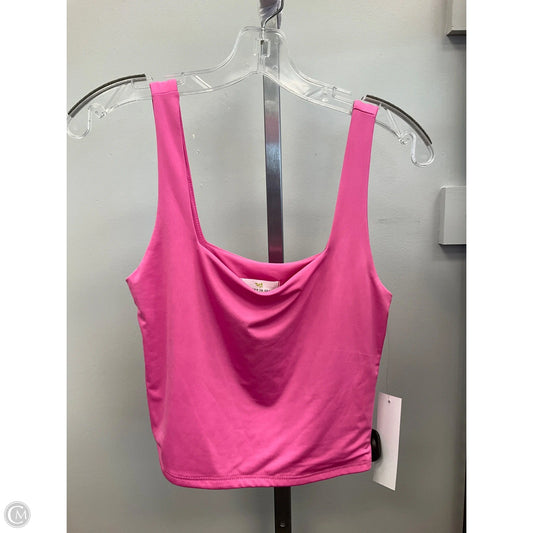 Tank Top By Live In The Moment In Pink, Size: L