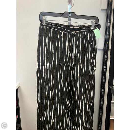 Pants Wide Leg By Karen Kane In Black & Cream, Size: Xs