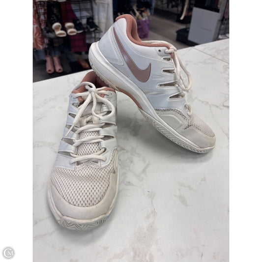 Shoes Athletic By Nike In Cream & Pink, Size: 8