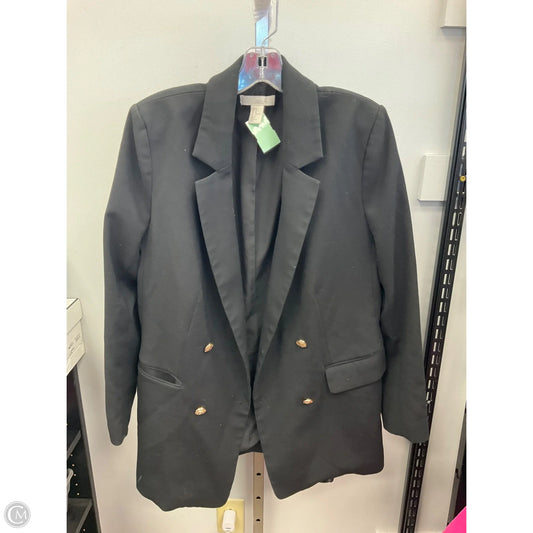 Blazer By H&m In Black, Size: 14