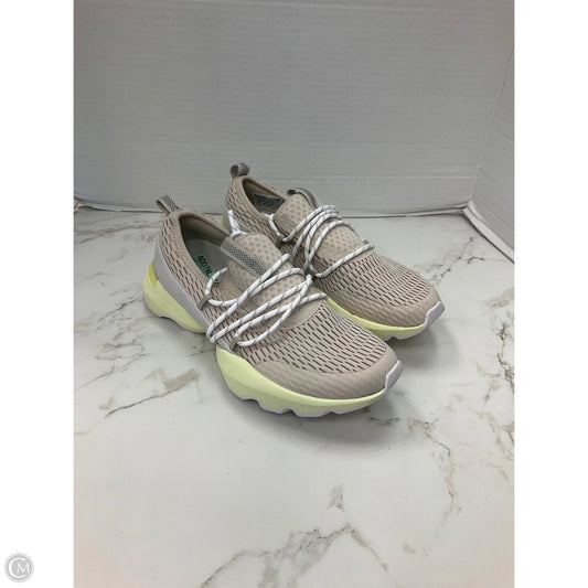 Shoes Sneakers By Sorel In Cream & Yellow, Size: 6.5