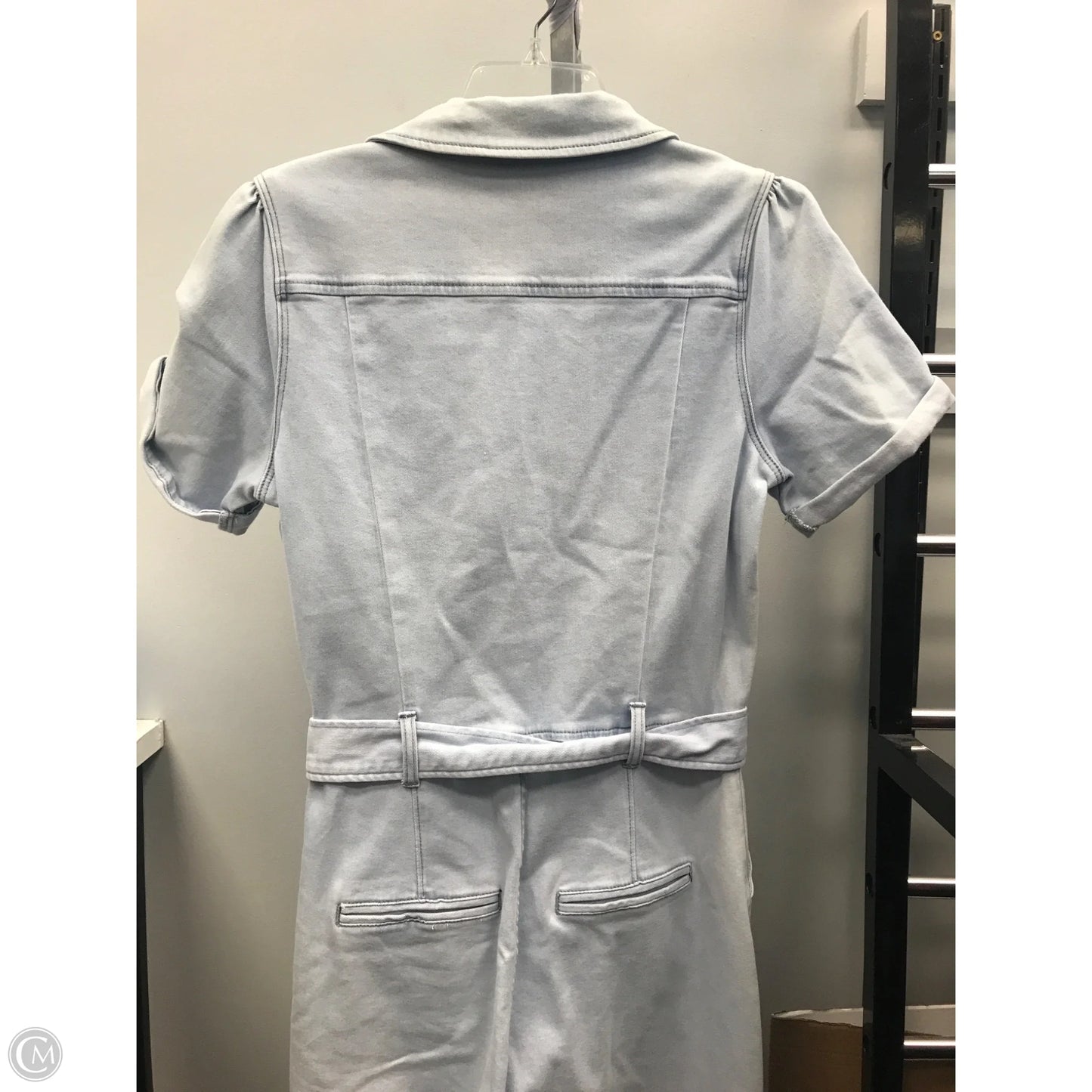 Jumpsuit By Paige In Blue Denim, Size: 6