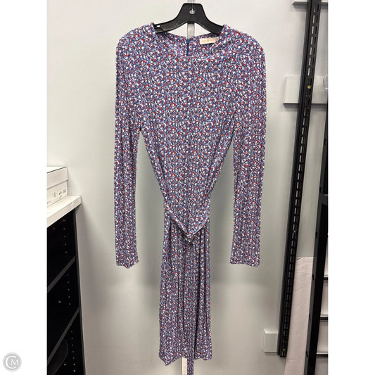 Dress Designer By Tory Burch In Blue & Red, Size: M
