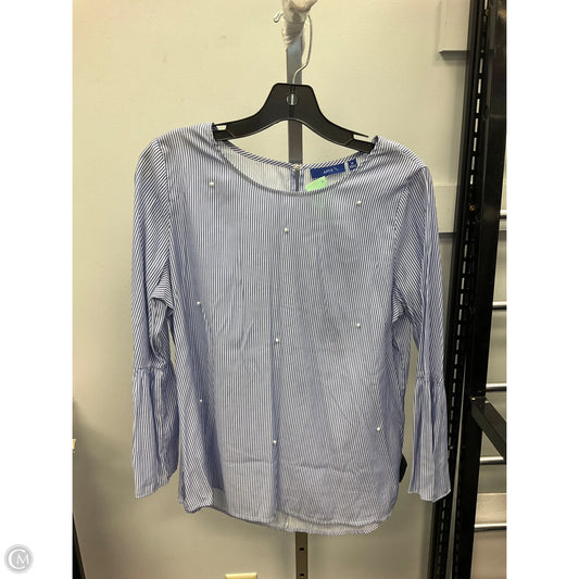 Top 3/4 Sleeve By Apt 9 In Striped Pattern, Size: M