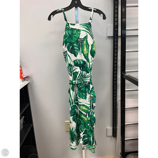 Dress Casual Midi By Roz And Ali In Tropical Print, Size: S